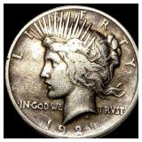 1921 Silver Peace Dollar LIGHTLY CIRCULATED