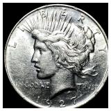 1927 Peace Silver Dollar CLOSELY UNCIRCULATED