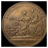 1836 American Institute New York Medal CHOICE  AU
