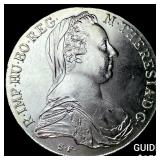 (1780) Austria, Maria Theresa Restrike Thaler GEM