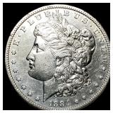 1884-S Silver Morgan Dollar CLOSELY UNCIRCULATED