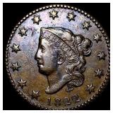 1822 Coronet Head Large Cent CHOICE BU