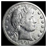 1901 Barber Quarter CLOSELY UNCIRCULATED