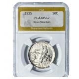 1925 Stone Mountain Half Dollar PGA MS67