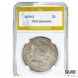 1879-S Morgan Silver Dollar PGA Genuine