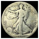 1916-S Walking Liberty Half Dollar NICELY  CIRCUL