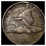 1857 Flying Eagle Cent NEARLY UNCIRCULATED