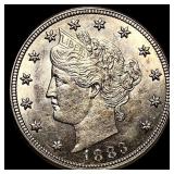 1883 Liberty Head Nickel (No Cents) GEM BU