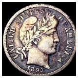 1893-O Silver Barber Dime UNCIRCULATED