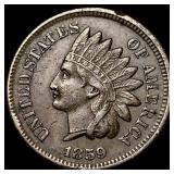 1859 Copper-Nickel Indian Head Cent CLOSELY UNCIRC