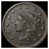 1838 Coronet Head Large Cent NEARLY  UNCIRCULATED