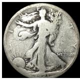 1921-S Silver Walking Liberty Half Dollar  NICELY