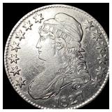 1827 Capped Bust Half Dollar ABOUT  UNCIRCULATED