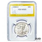 1944-S Walking Liberty Half Dollar PGA MS65