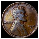 1931-S Lincoln Wheat Cent NEARLY UNCIRCULATED