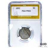 1892 Liberty Victory Nickel PGA PR65