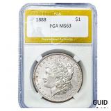 1888 Morgan Silver Dollar PGA MS63