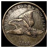 1858 Copper-Nickel Flying Eagle Cent NEARLY UNCIRC