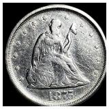 1875-S Silver Twenty Cents NEARLY UNCIRCULATED