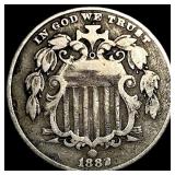 1883 Shield Nickel LIGHTLY CIRCULATED