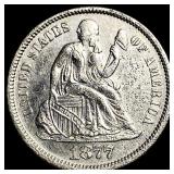 1877-S Silver Seated Liberty Dime UNCIRCULATED
