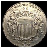 1870 Shield Nickel UNCIRCULATED