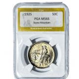 1925 Stone Mountain Half Dollar PGA MS66