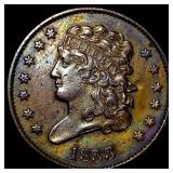 1833 Classic Head Half Cent CLOSELY UNCIRCULATED