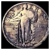 1917 Type 1 Standing Liberty Quarter ABOUT UNCIRCU
