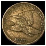 1857 Flying Eagle Cent LIGHTLY CIRCULATED