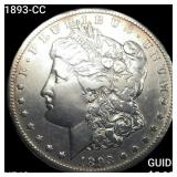 1893-CC Morgan Silver Dollar NEARLY UNCIRCULATED