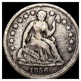 1856 Silver Half Dime LIGHTLY CIRCULATED