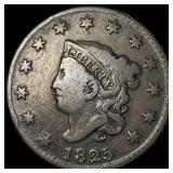 1825 Coronet Head Large Cent LIGHTLY  CIRCULATED