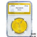 2019 1 Onza Gold Mexico PGA MS70