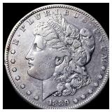 1889 Morgan Silver Dollar NEARLY UNCIRCULATED