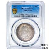 1892 Columbian Expo Half Dollar PCGS MS65