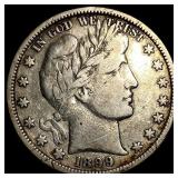 1899 Silver Barber Half Dollar NEARLY UNCIRCULATED