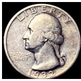 1932-D Silver Washington Quarter LIGHTLY CIRCULATE