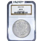 1894-O Morgan Silver Dollar NGC AU53