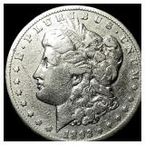 1893-S Silver Morgan Dollar NEARLY UNCIRCULATED