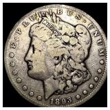 1893-CC Silver Morgan Dollar LIGHTLY CIRCULATED