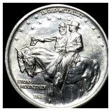 1925 Silver Stone Mountain Half Dollar UNCIRCULATE