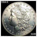 1904-S Morgan Silver Dollar CHOICE BU