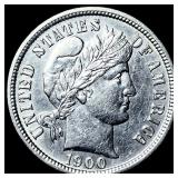 1900-S Silver Barber Dime CLOSELY UNCIRCULATED