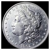 1902 Morgan Silver Dollar CLOSELY UNCIRCULATED