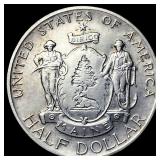 1920 Silver Maine Centennial Half Dollar CLOSELY U