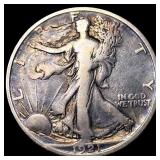 1921-S Silver Walking Liberty Half Dollar LIGHTLY