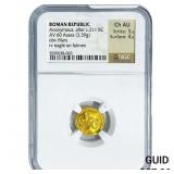 Roman Anonymous, after c.211 BC Gold 60 Asses NGC