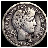 1899-O Silver Barber Dime LIGHTLY CIRCULATED