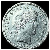 1903 Silver Barber Dime UNCIRCULATED